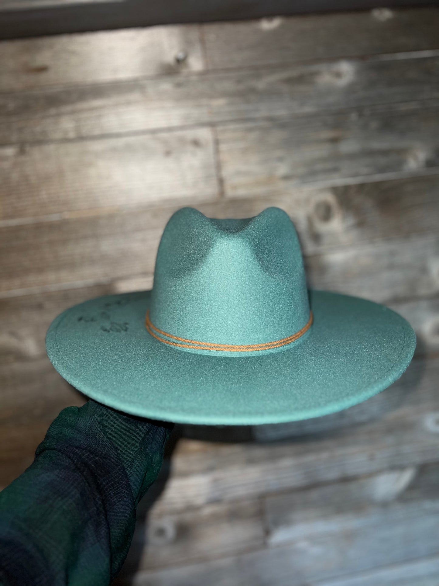 Lotus Burned Cowgirl Hat