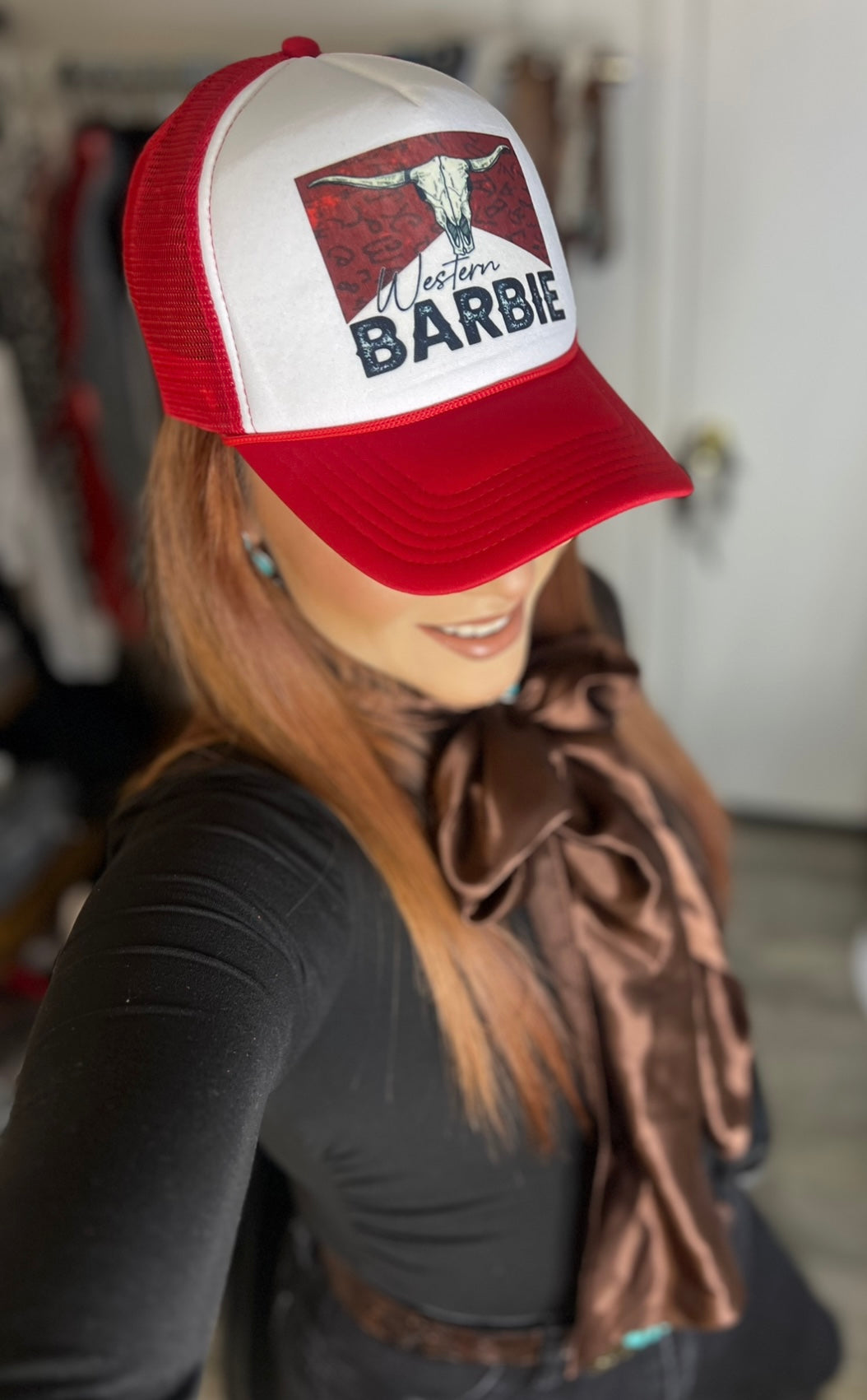 Western Barbie Trucker Hat