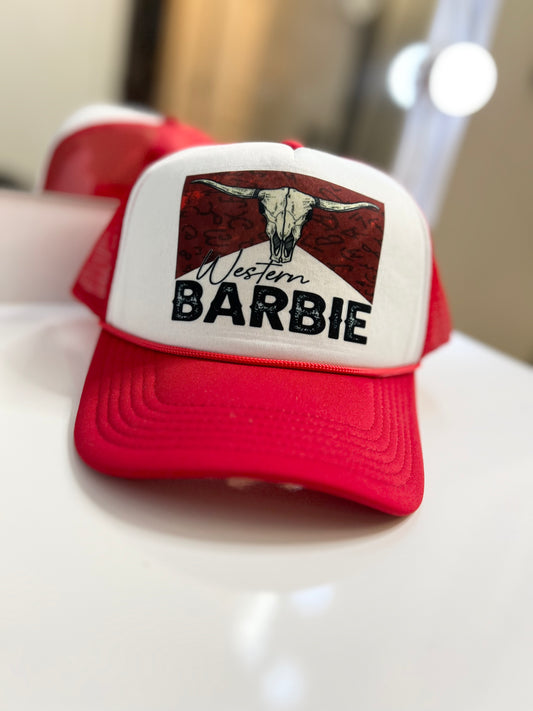 Western Barbie Trucker Hat
