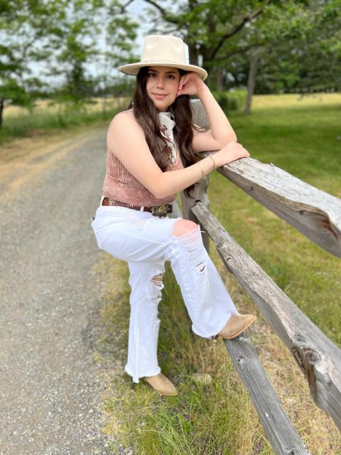 White Distressed Jeans